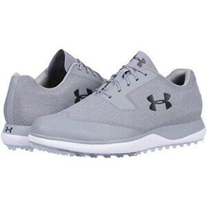 Under Armour Men's UA Tour Tips Knit SL Gray Golf Shoes 3020991-100 Size 8